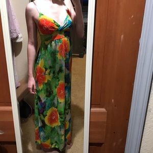 Tropical Maxi Dress